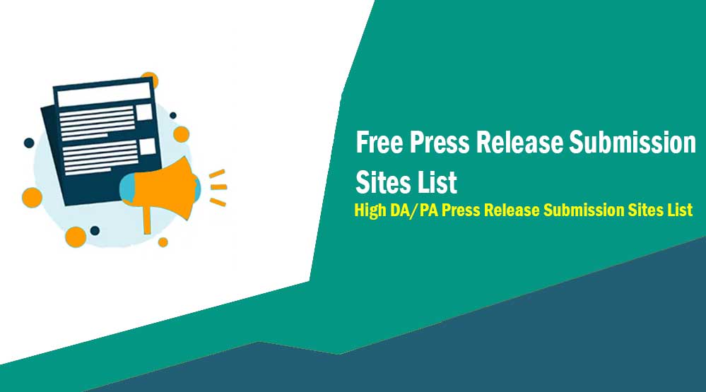 Press Release Submission sites