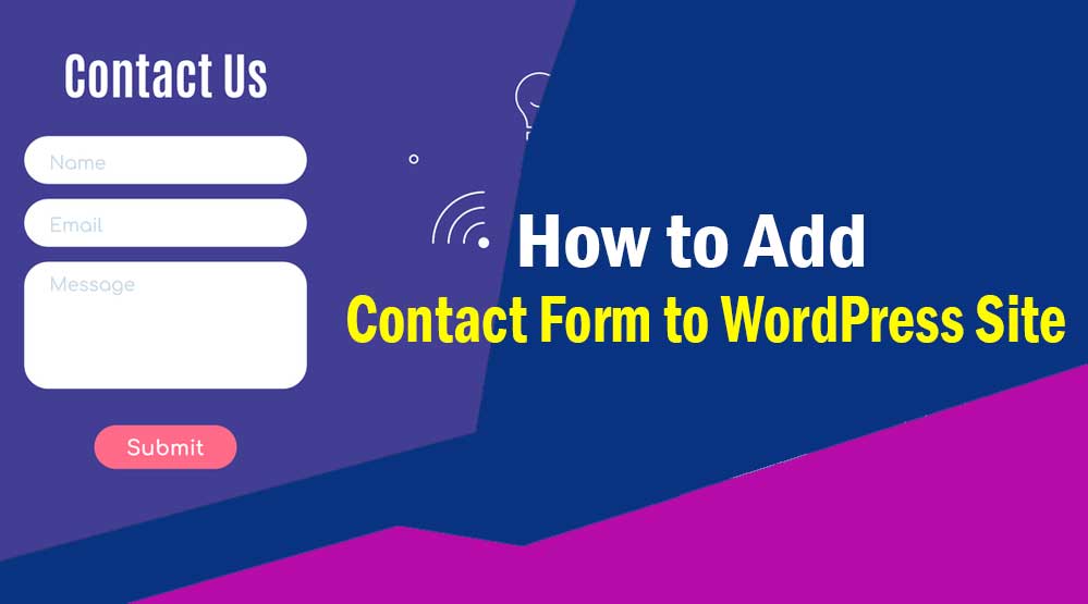 Add Contact Form to WordPress Site