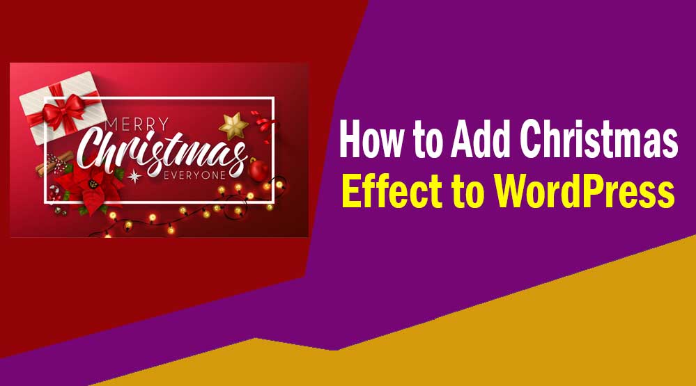 Christmas Effect to WordPress