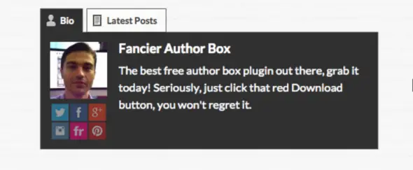 Fancier Author Box