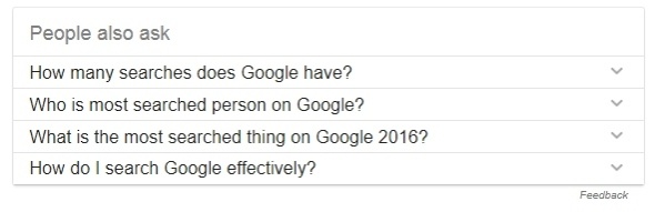 Google People also ask