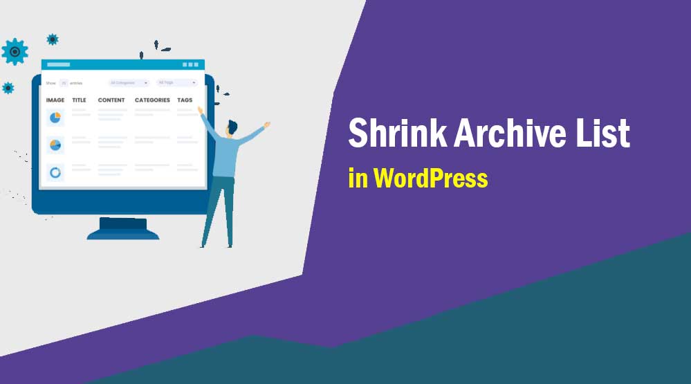 How to Shrink Archive List in WordPress