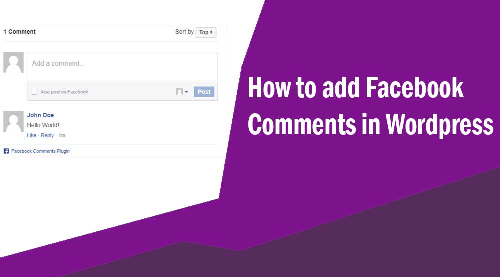 How to add Facebook Comments in Wordpress