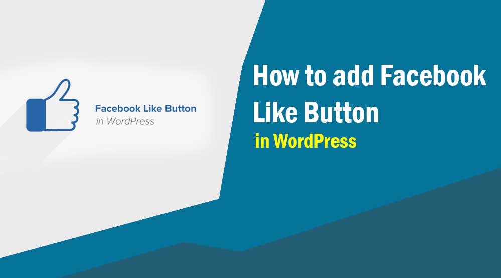 How to add Facebook Like Button in WordPress