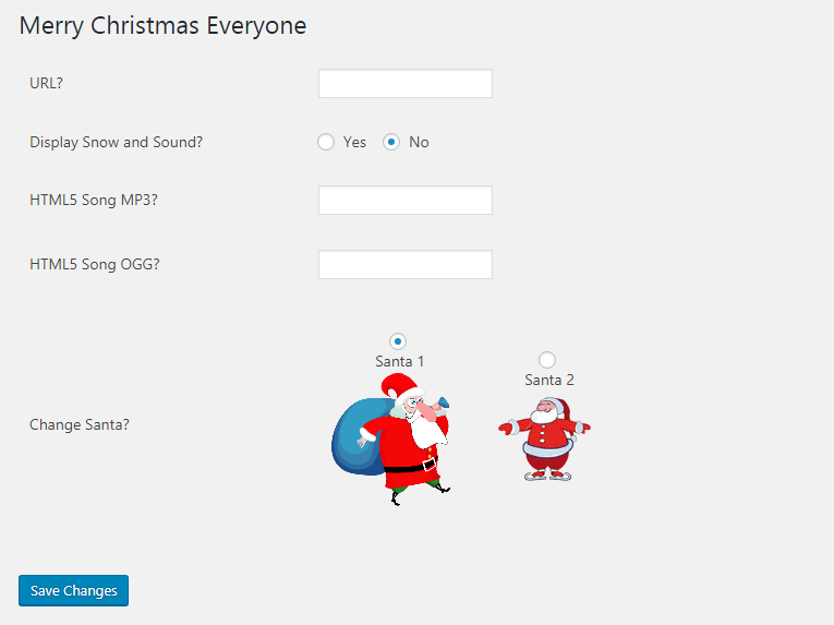 Christmas Cheer to WordPress