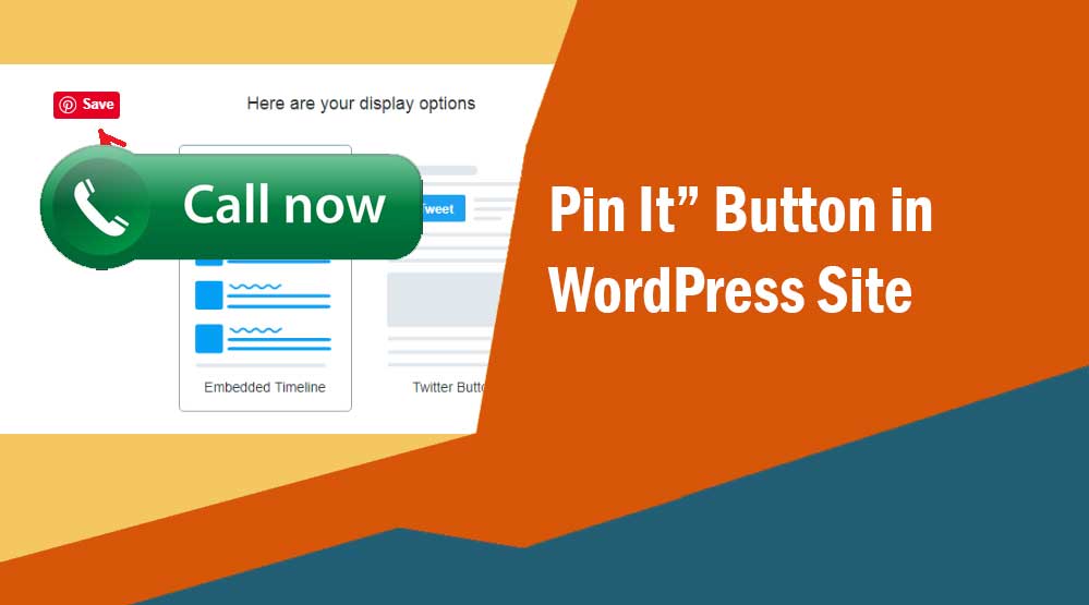 Pin It” Button in WordPress Site