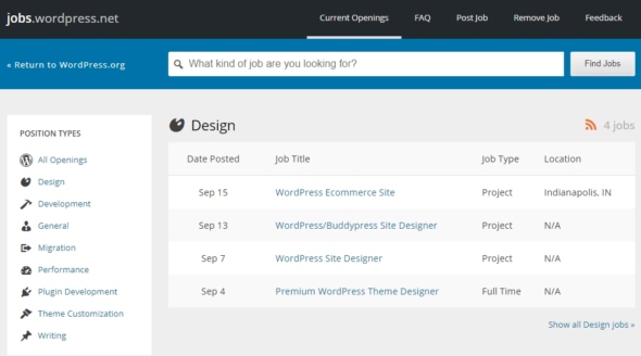 WordPress-Jobs