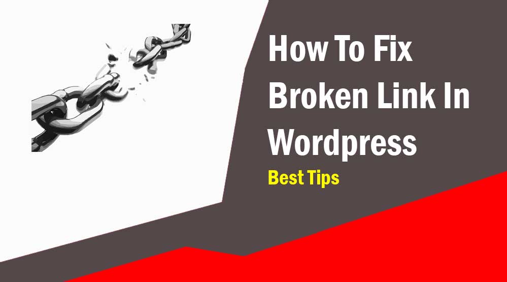 Fix Broken Link In Wordpress