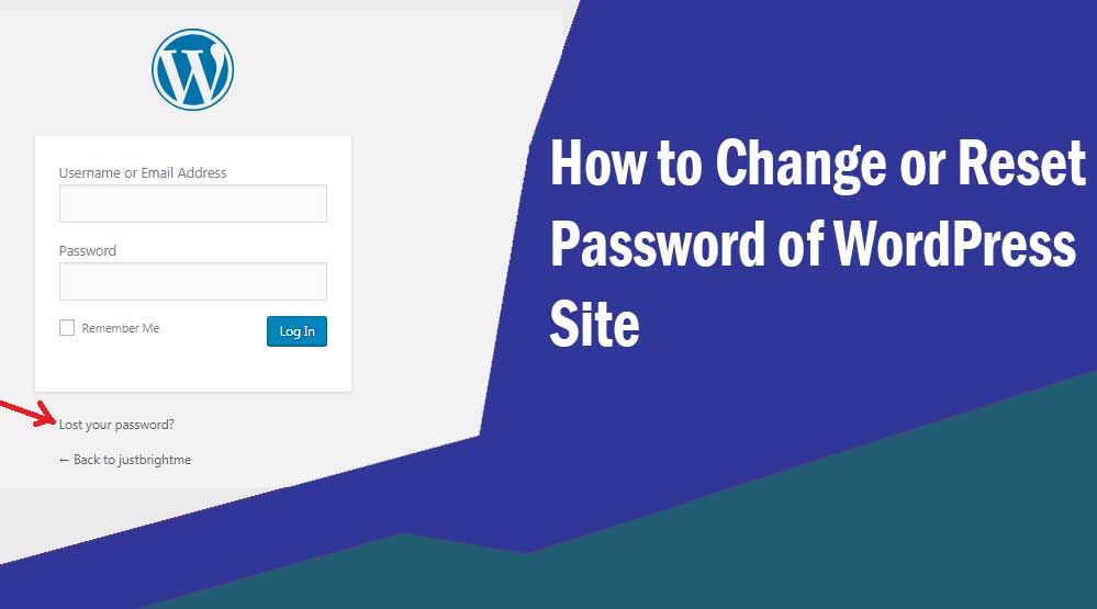 How to Change or Reset Password of WordPress Site