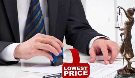 Law firm offer low price