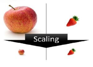 scaling of sources