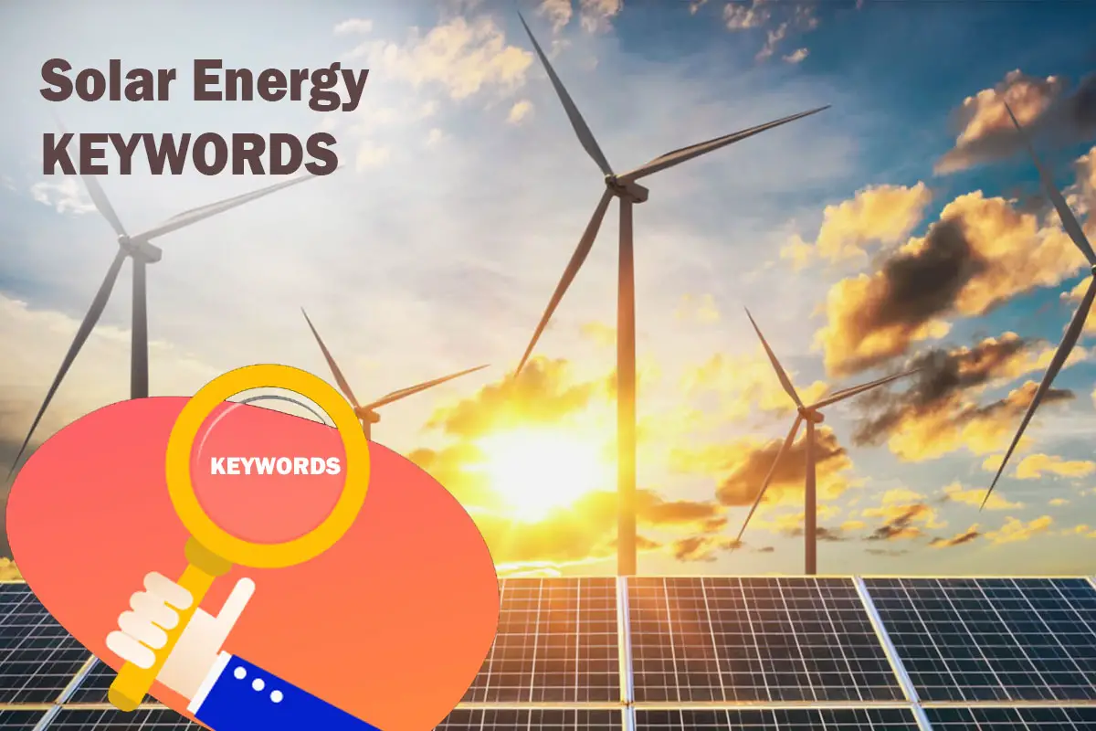 Solar Energy Keywords