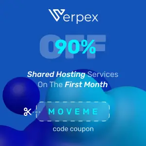 Verpex 90% shared hosting