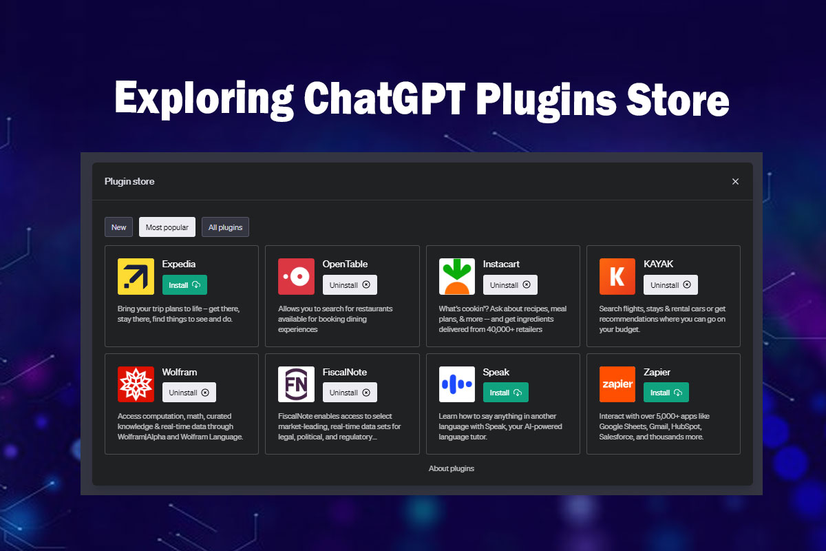 Exploring ChatGPT Plugins Store