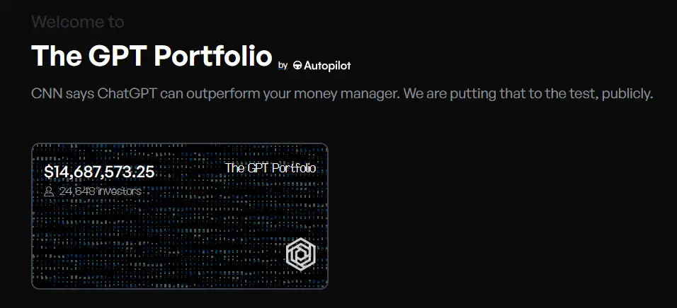 The GPT Portfolio