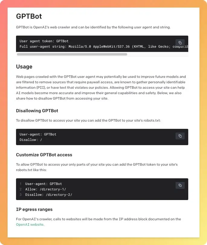 Safeguarding Your Website Against OpenAI’s Web Crawler