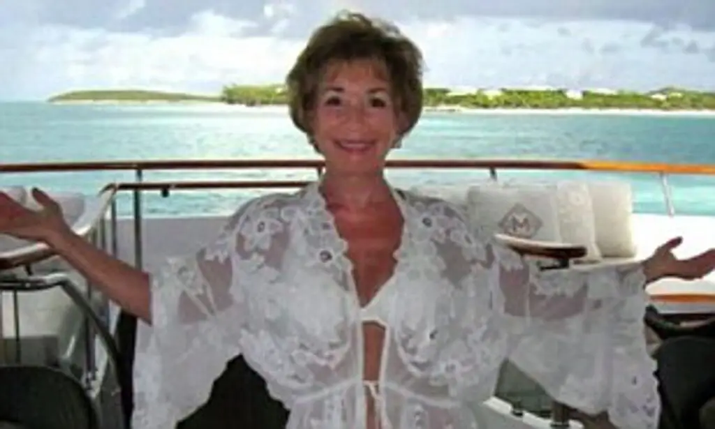 Judge Judy's Bold White Bikini