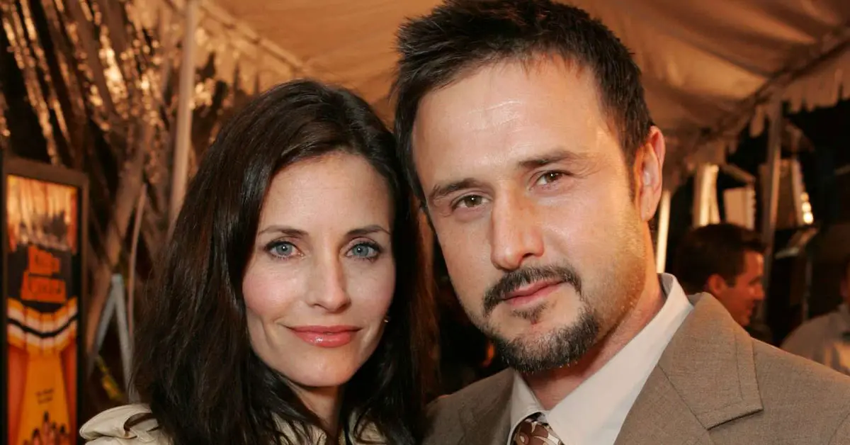 Courteney Cox and David