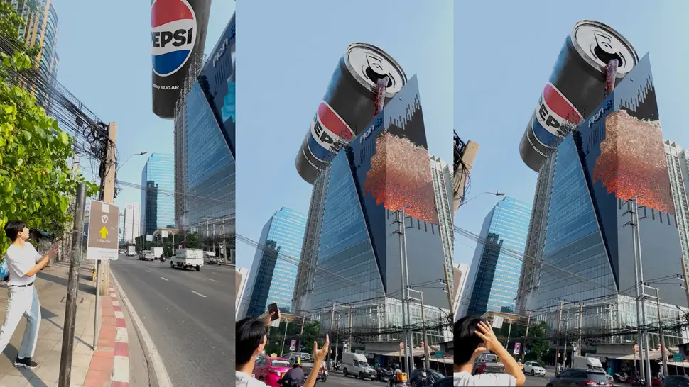The Pepsi campaign takes on Bangkok, Thailand(Image credit: PepsiCo)

