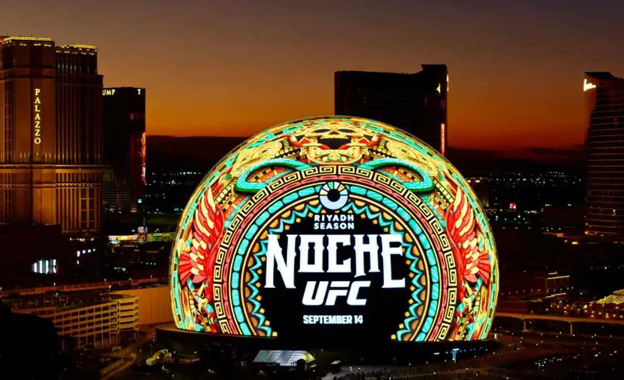 UFC Noche at the Las Vegas Sphere. UFC