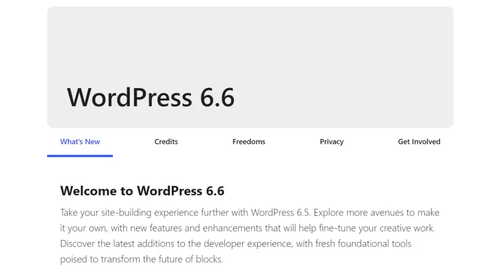 Wordpress 6.6 Features