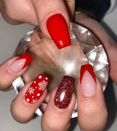 cute christmas nails