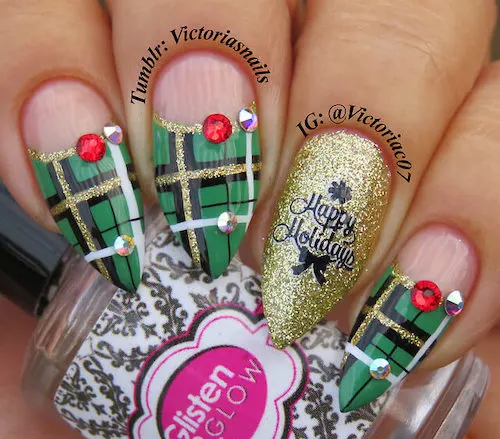 cute christmas nails