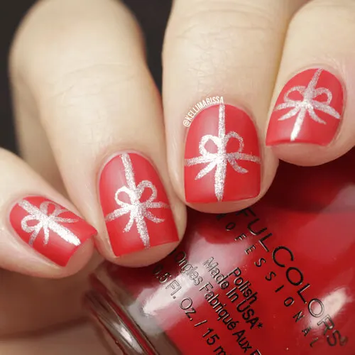 cute christmas nails