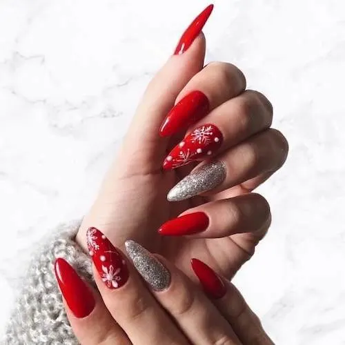 cute christmas nails