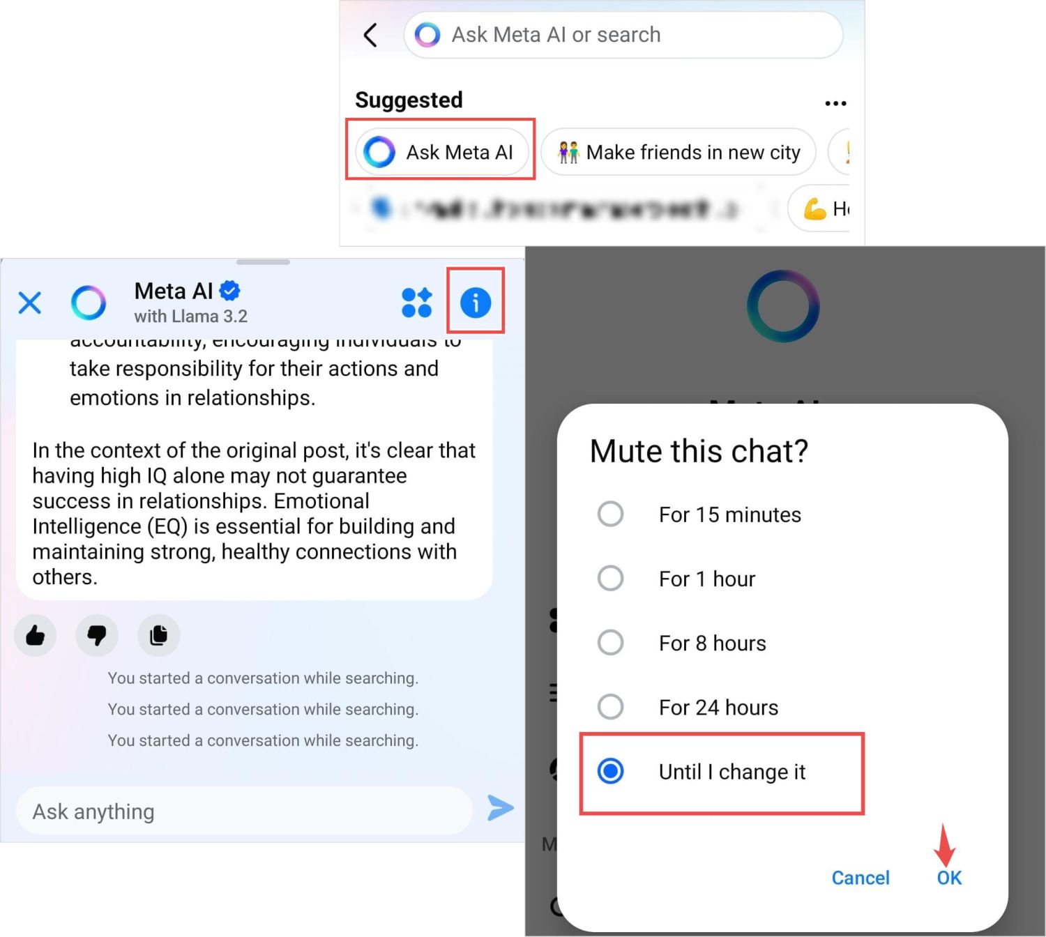 How to Turn Off Meta AI on Facebook, Instagram, and WhatsApp