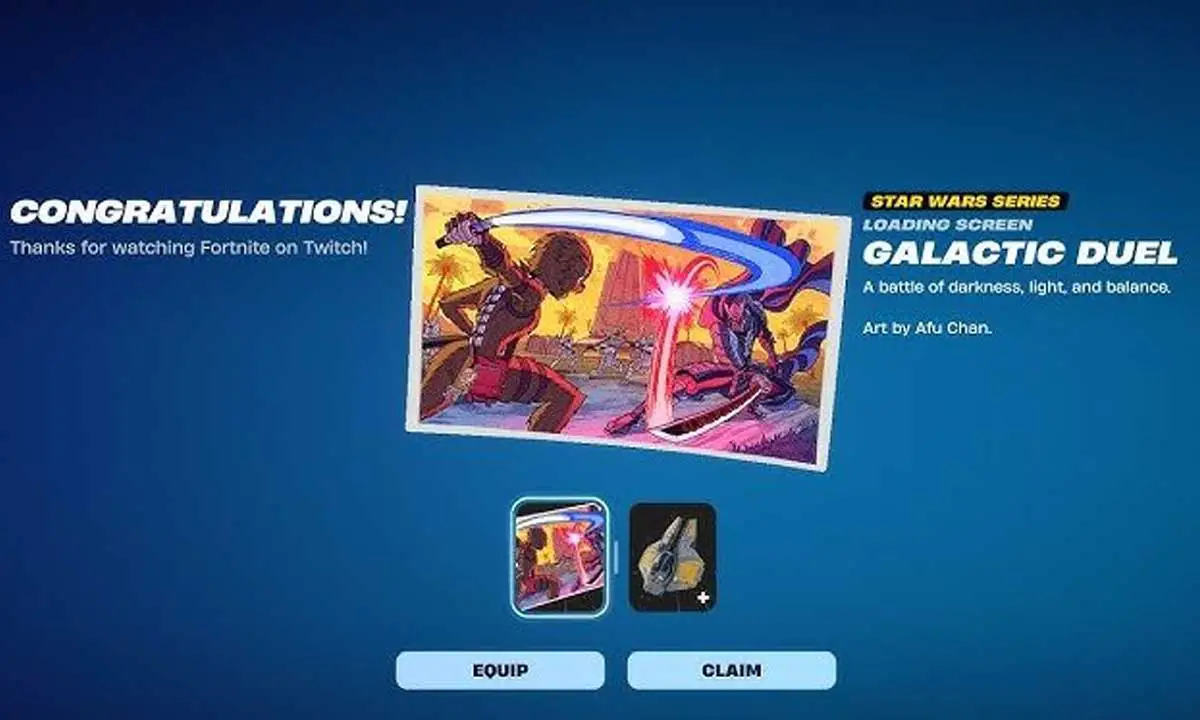 How To Get Free Galactic Battle Twitch Drop Items in Fortnite
