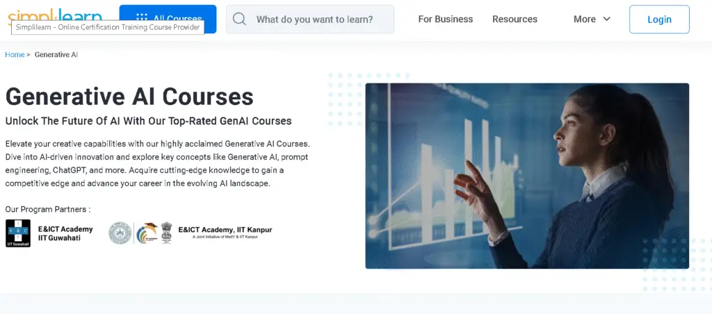 Generative AI Courses by Simplilearn