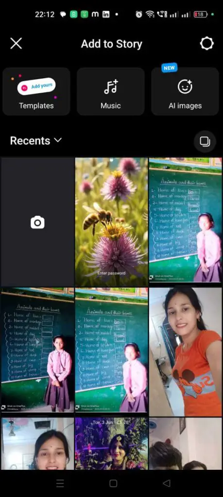 Create Instagram Story