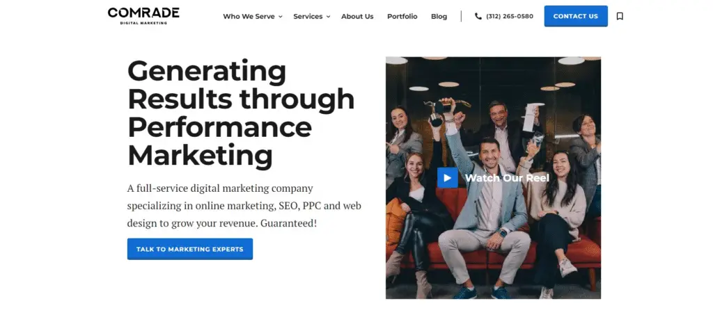 TOP SEO Agency in USA - Comrade Digital Marketing