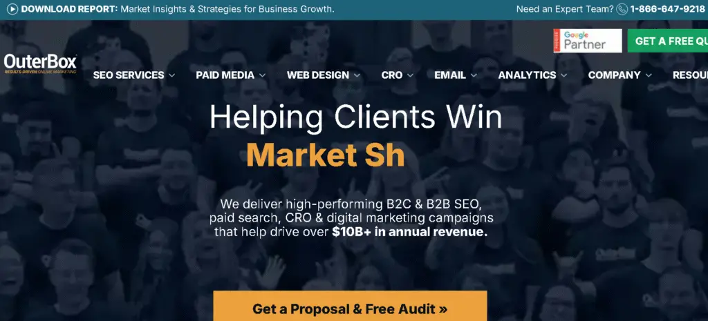 TOP SEO Agency in USA - OuterBox