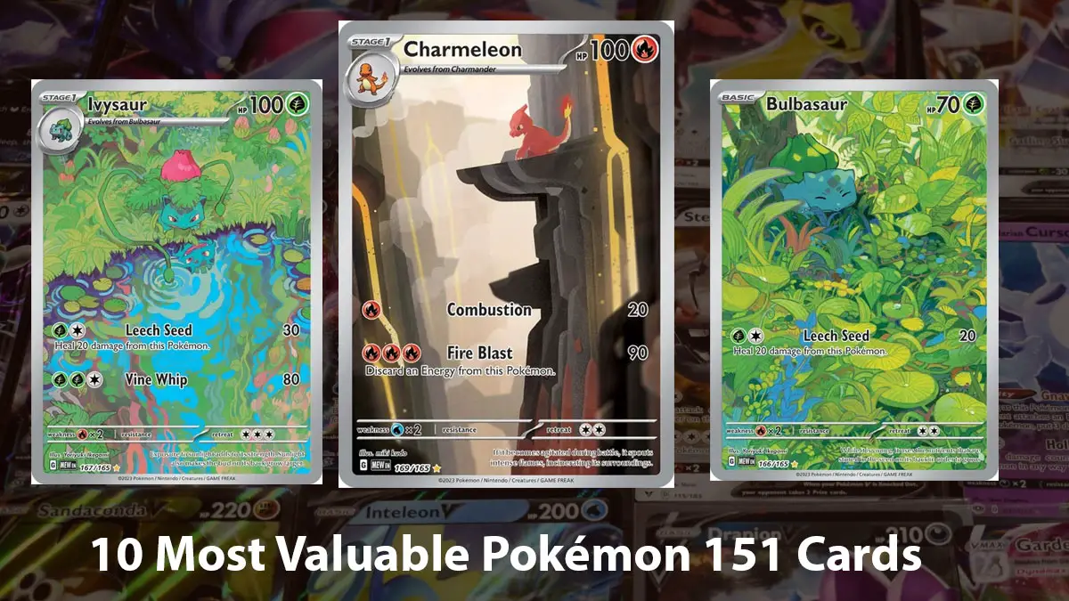 10 Most Valuable Pokémon 151 Cards
