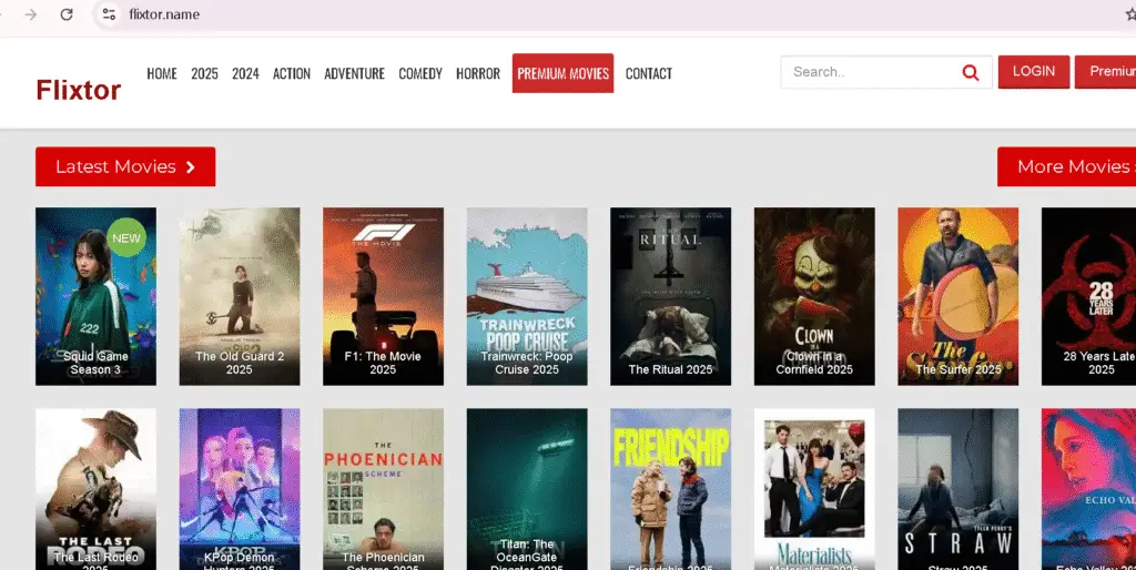 Flixtor.name – Popular, But Occasionally Offline