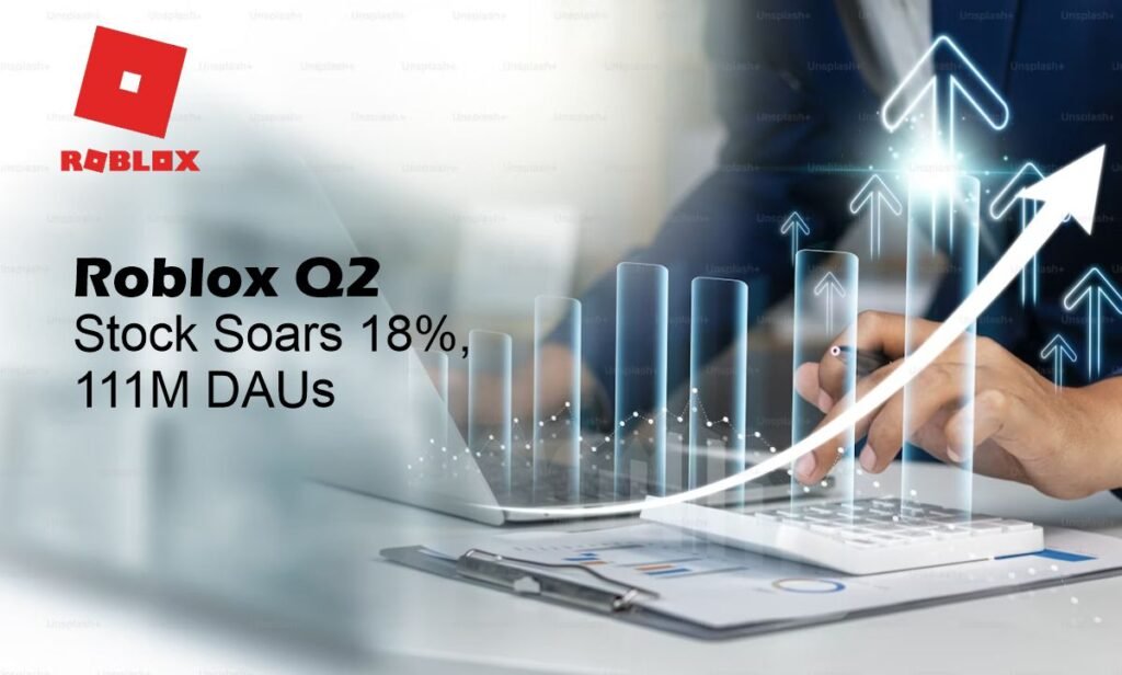 Roblox Q2 2025 Earnings: Stock Soars 18%, 111M DAUs - Aitechtonic