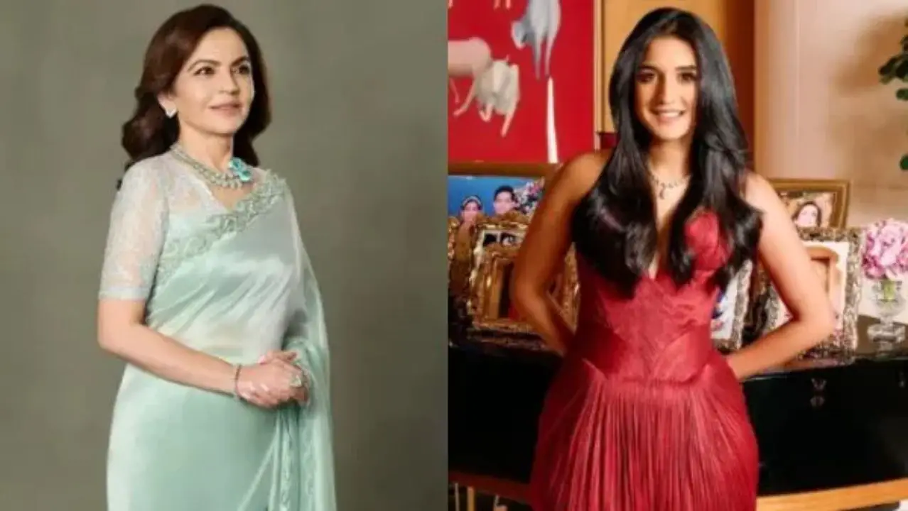 Radhika Merchant and Nita Ambani Stun With Diamond Necklaces