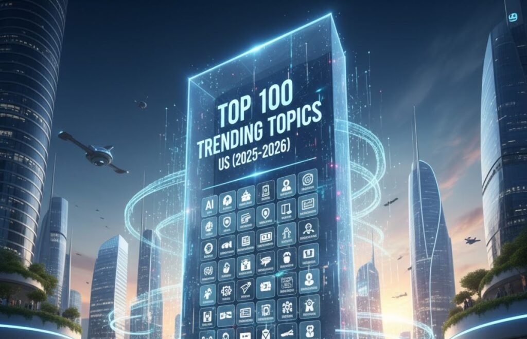 Top 100 Trending Topics in the US (2025–2026) - Aitechtonic