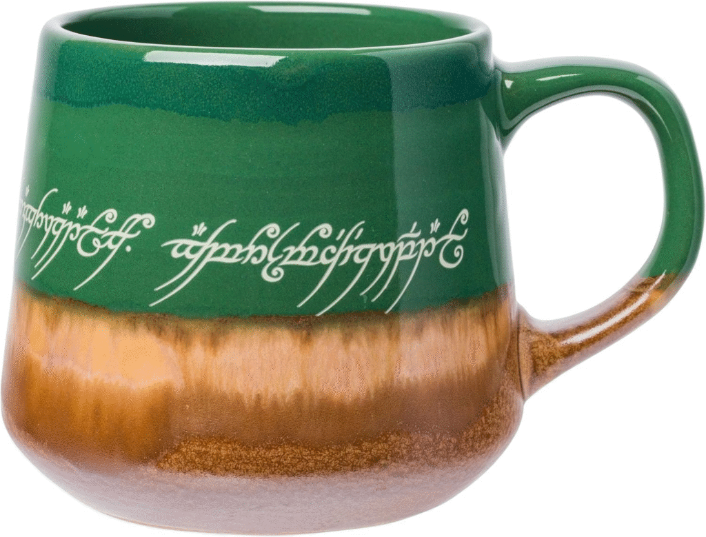 Elvish Pottery Mug: Functional Fan Gift