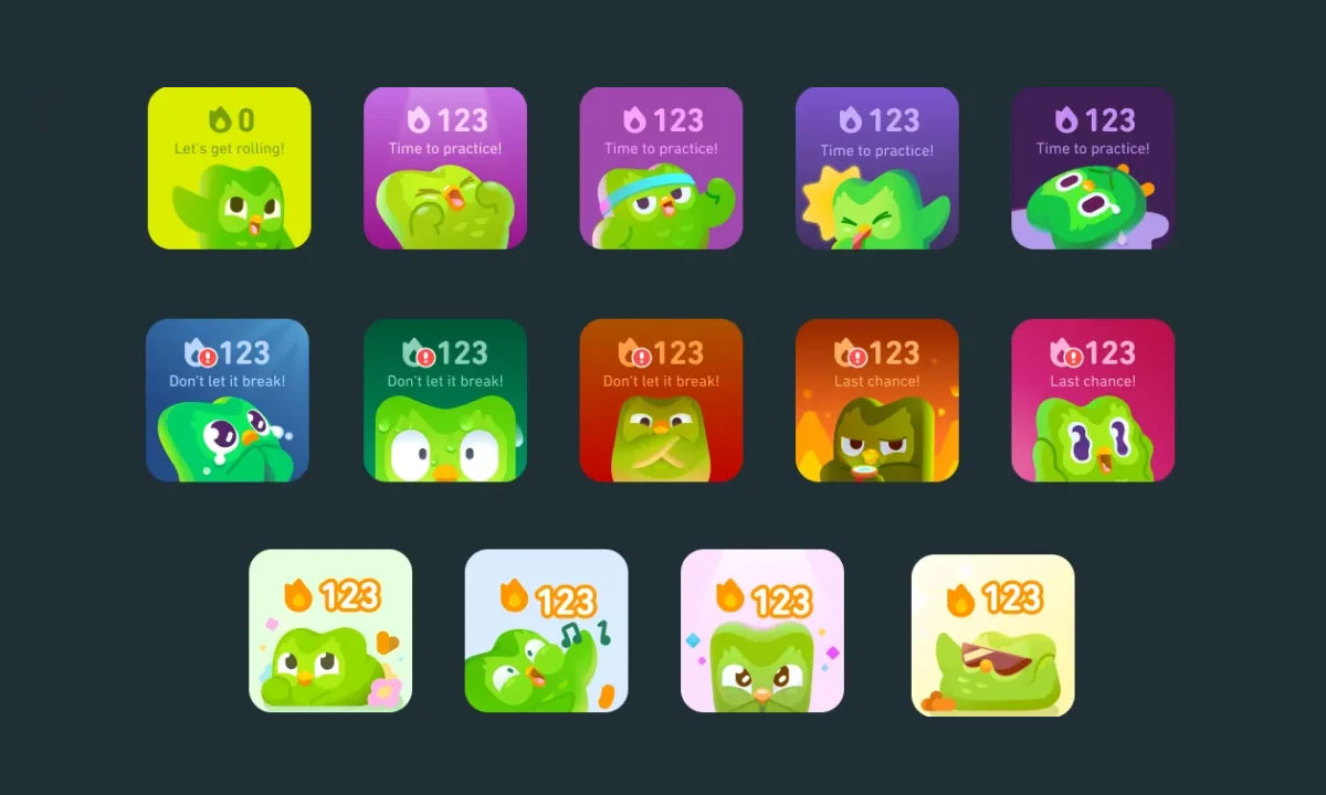 How to add the Duolingo Widget