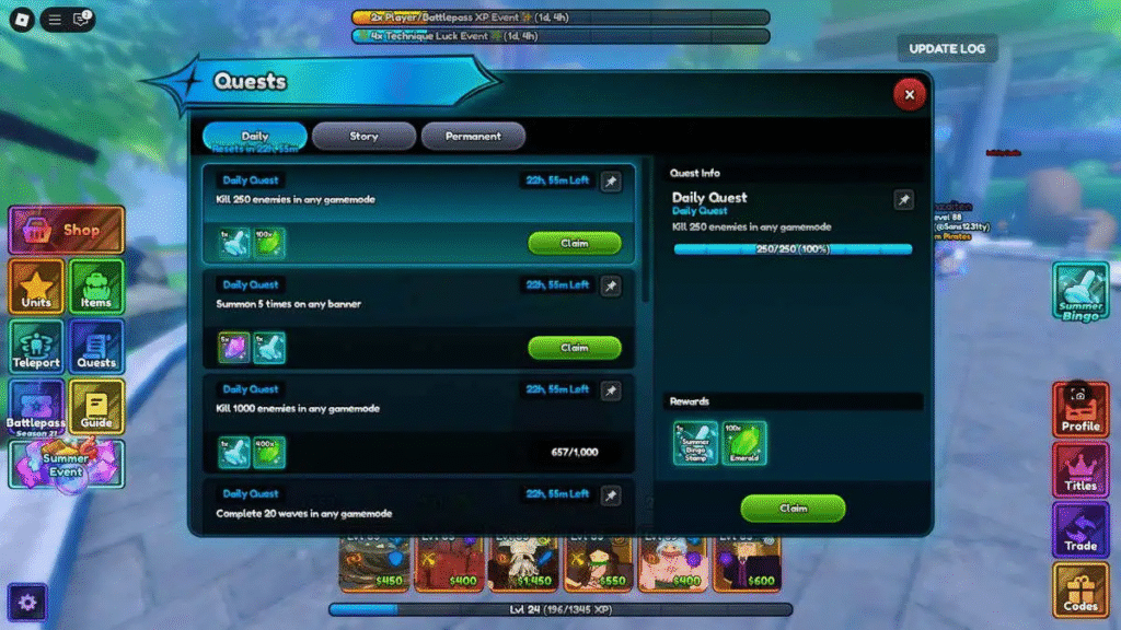 How to Get New Anime Last Stand Codes Quickly