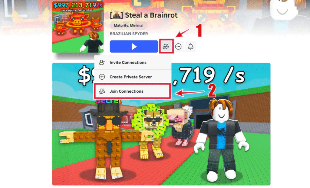 How to Join a Private Server in Steal A Brainrot