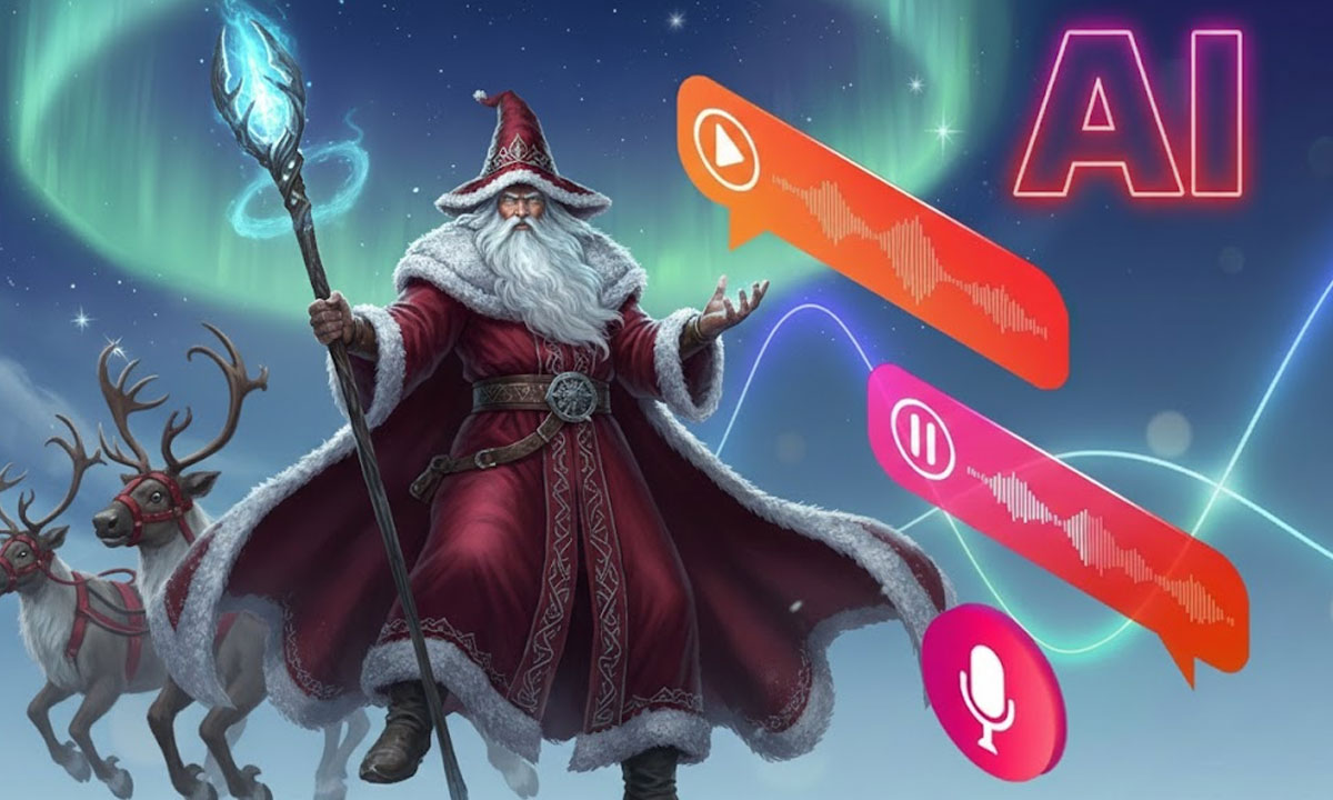 Santa Claus AI Voice Changers for Holiday Fun
