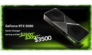 RTX 5090 Prices Surge Toward $4,000 as Enthusiasm Builds