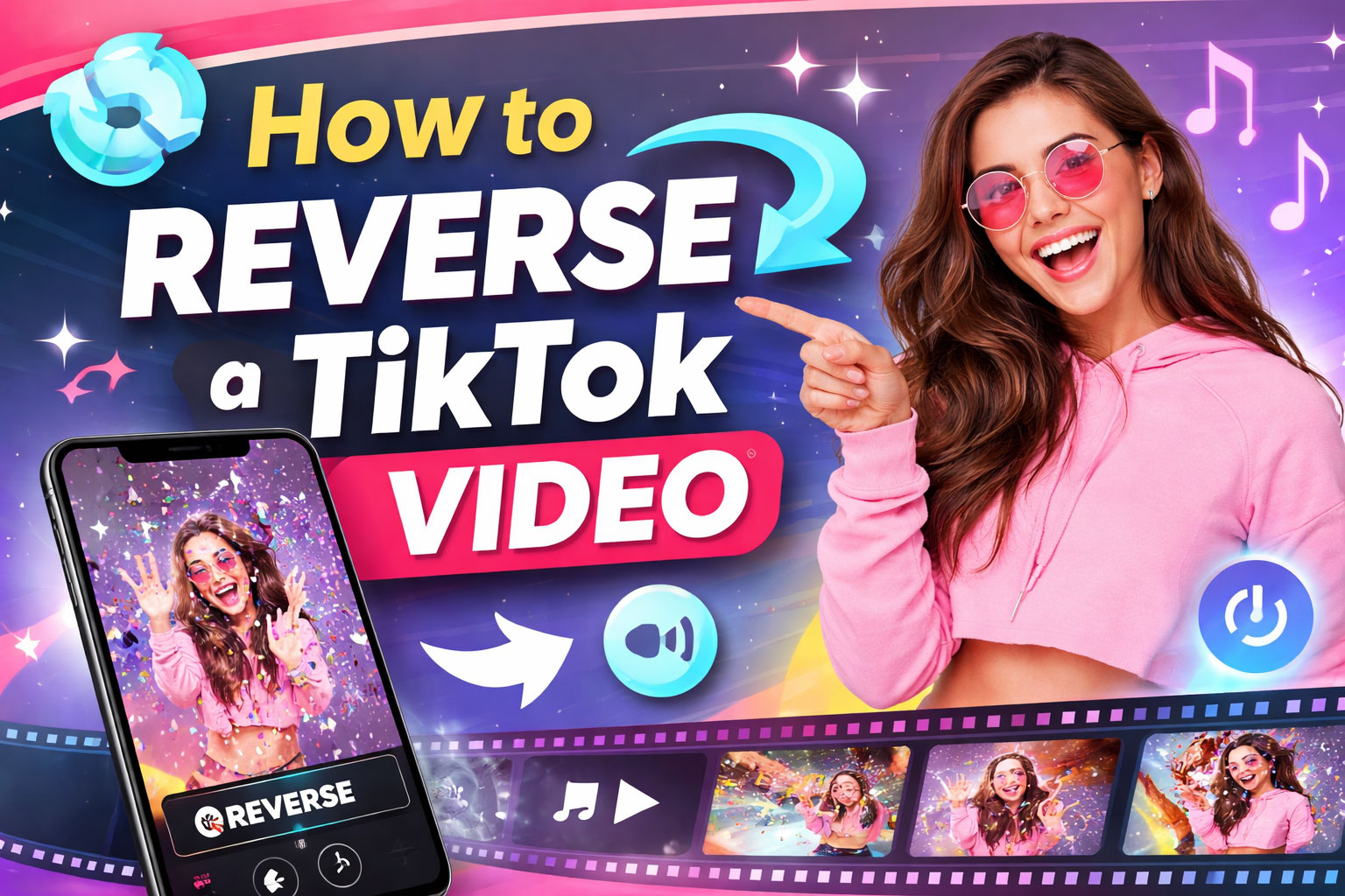 How to reverse a TikTok video