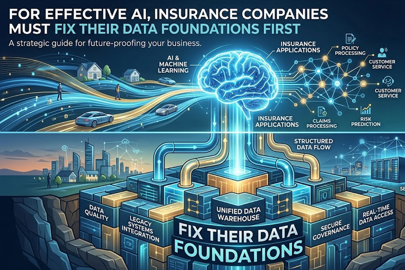 Why Insurance Companies Must Fix Data Before Using AI Effectively
