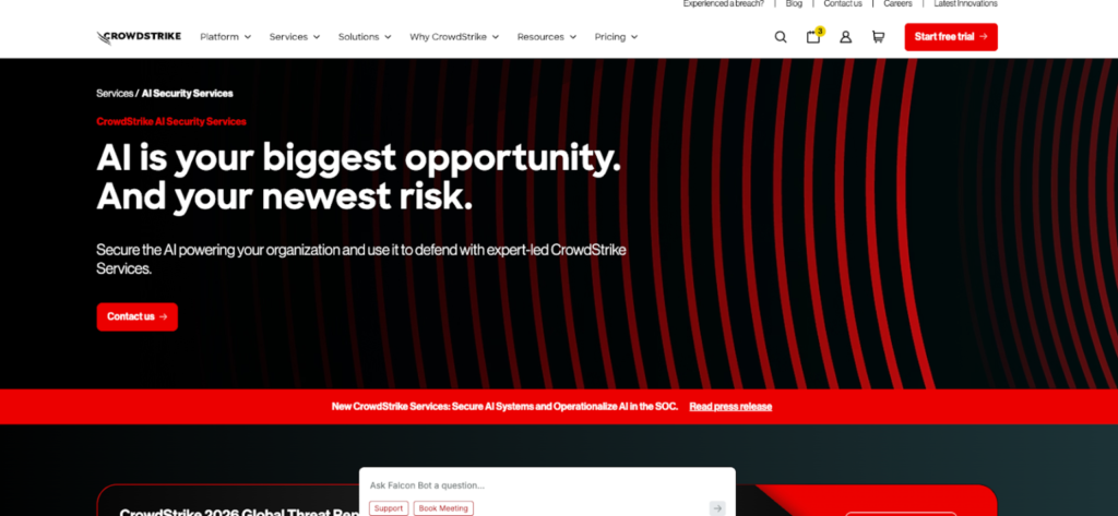 CrowdStrike – AI Security Built Into Endpoint and Cloud Telemetry