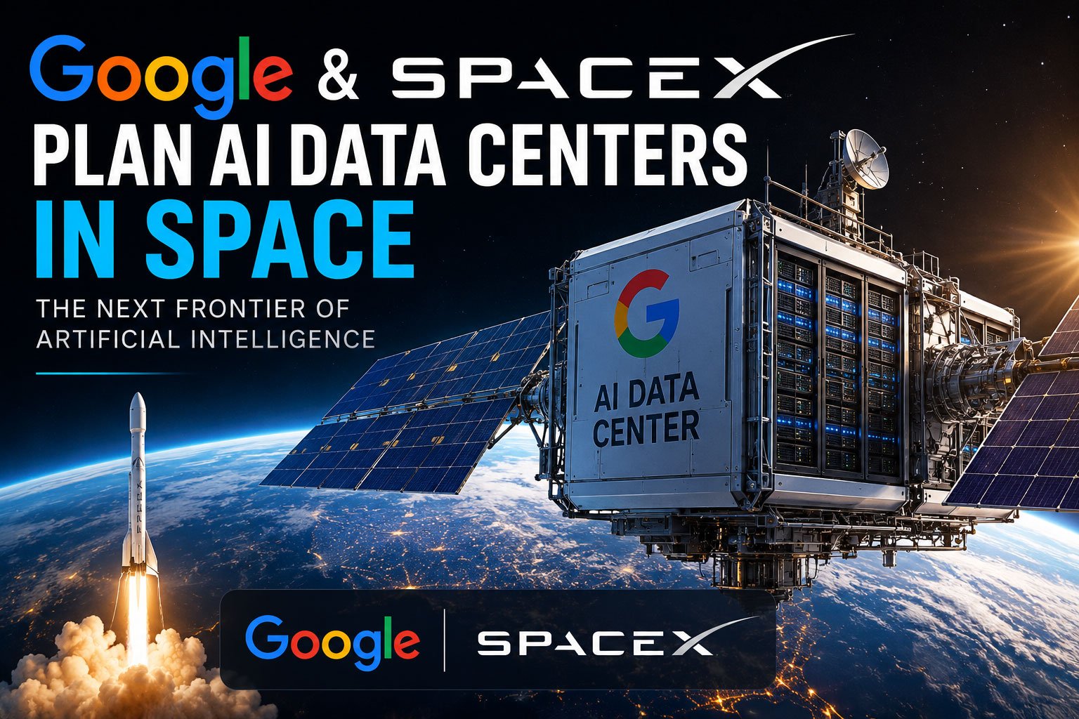Google and SpaceX Plan AI Data Centers in Space - Aitechtonic